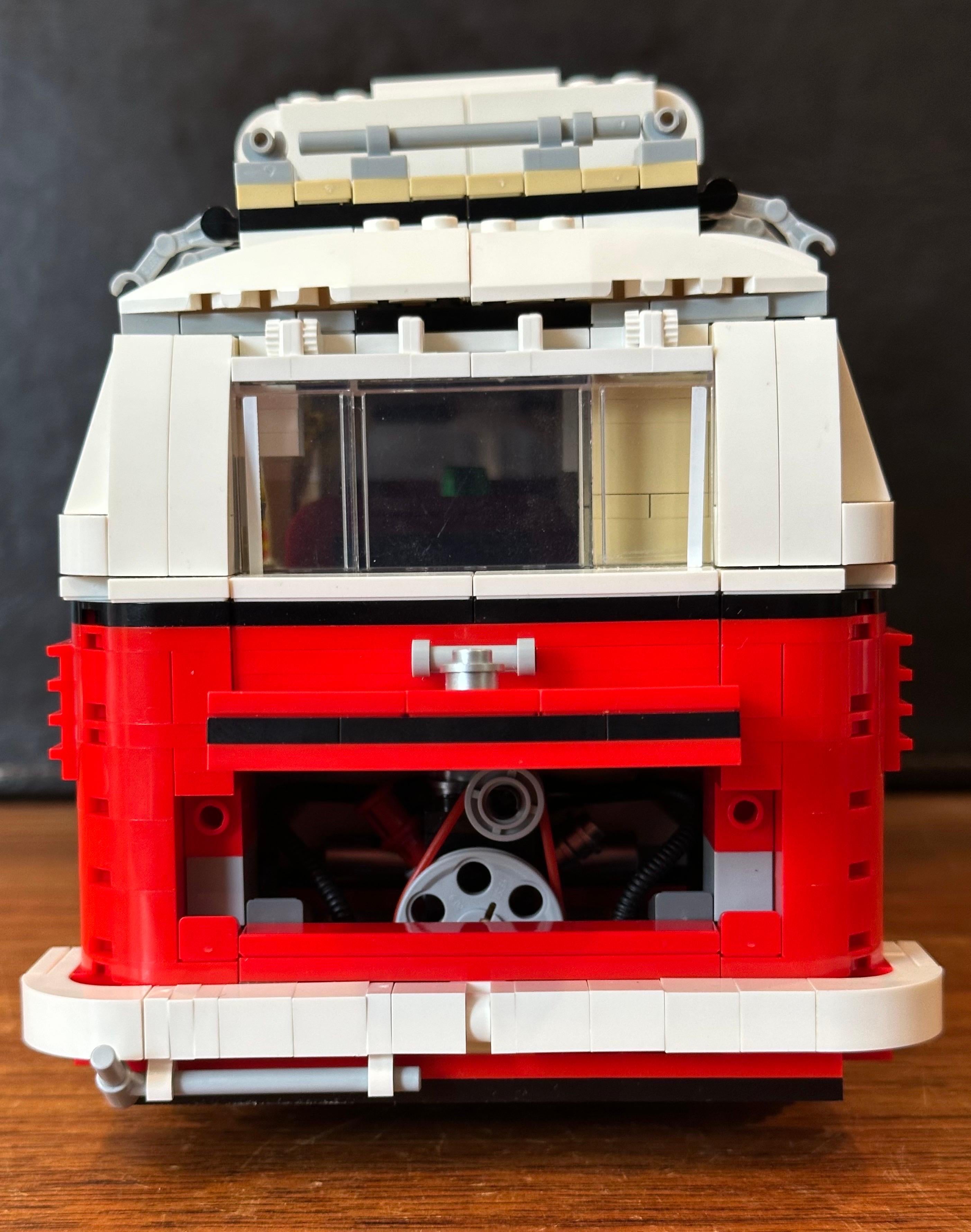 1960s Volkswagen T1 Camper Van Lego Model #10220 with Instructions For Sale 10
