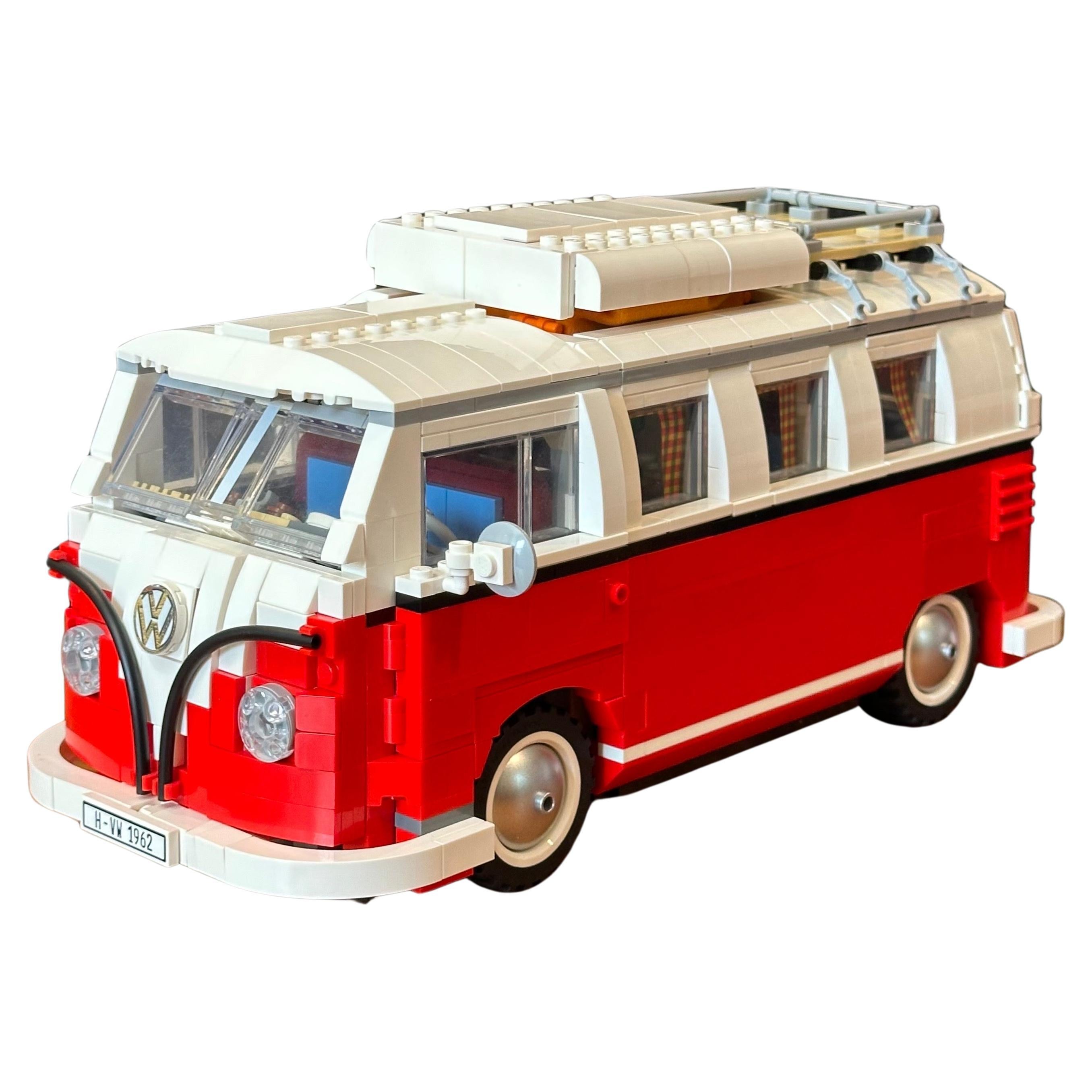 1960s Volkswagen T1 Camper Van Lego Model #10220 with Instructions For Sale 13
