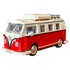 1960s Volkswagen T1 Camper Van Lego Model #10220 with Instructions