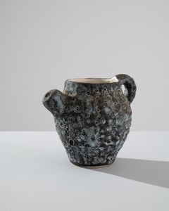 1960s W. German Lava Glaze Ceramic Pitcher