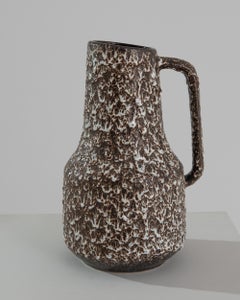 1960s “W. Germany” Volcanic Glaze Ceramic Jug