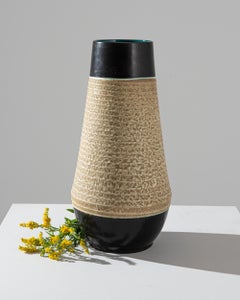 1960s “W. Germany” Volcanic Glaze Ceramic Vase