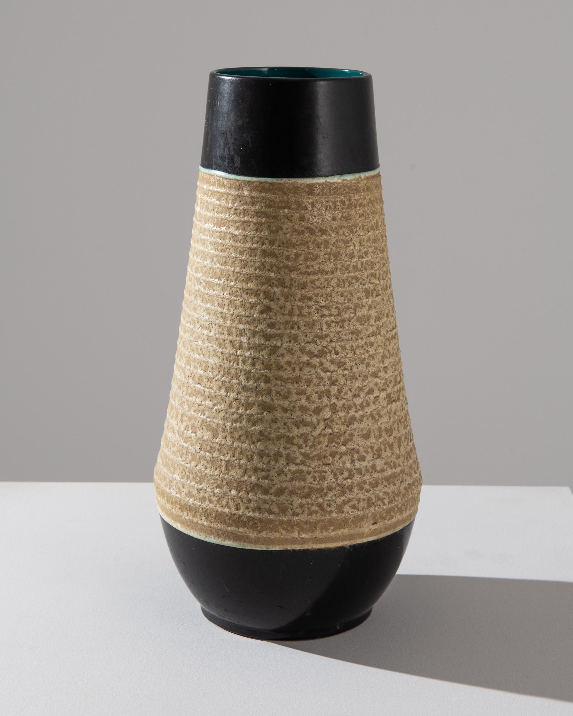 1960s “W. Germany” Volcanic Glaze Ceramic Vase 3