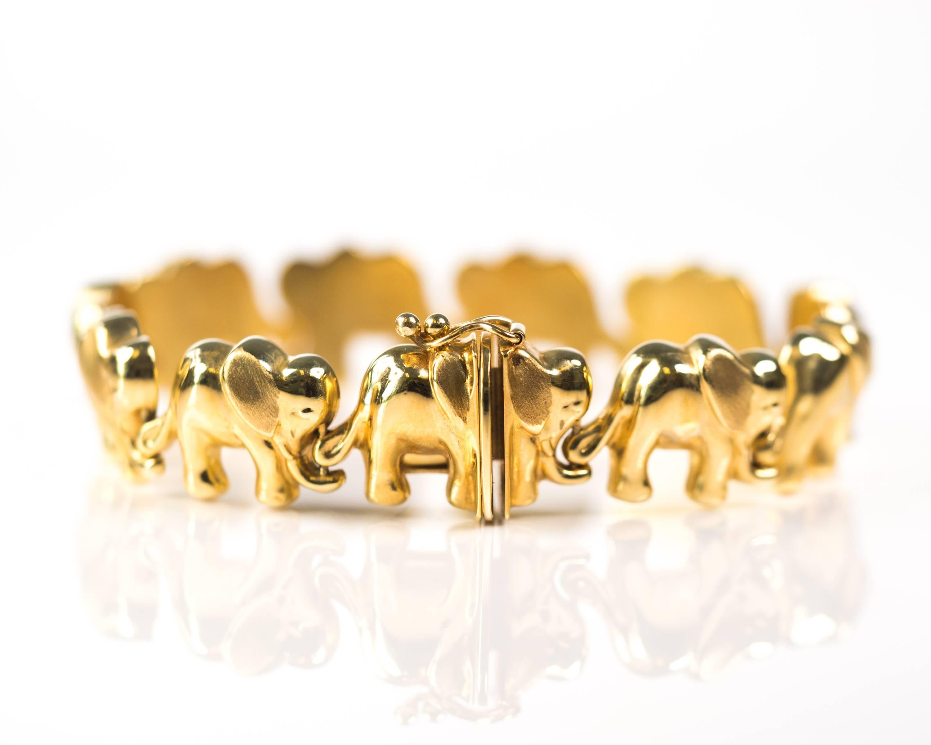 elephant link bracelet