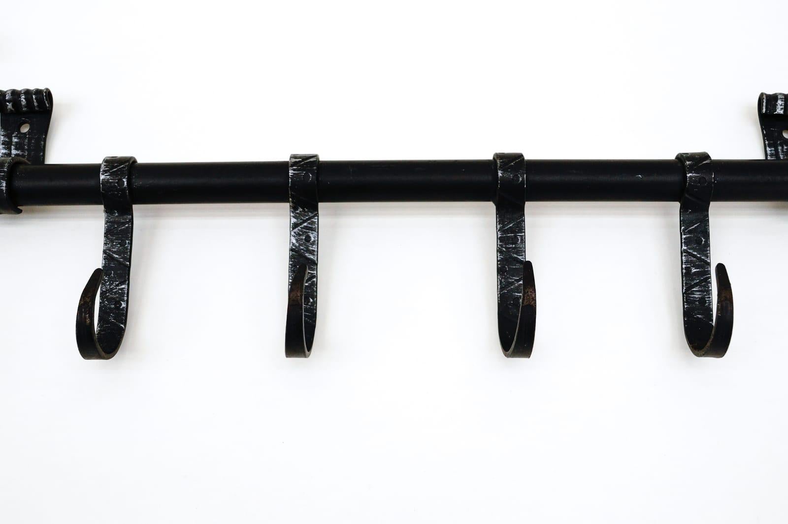 European 1960s Wall Coat Rack in Medieval Style in the Shape of an Axe, 1960s For Sale