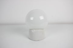 1960's Wall Lamp Porcelain and Glass, Czechoslovakia