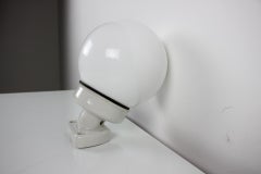 Lampada da parete anni '60 Porcellana e vetro, Cecoslovacchia
