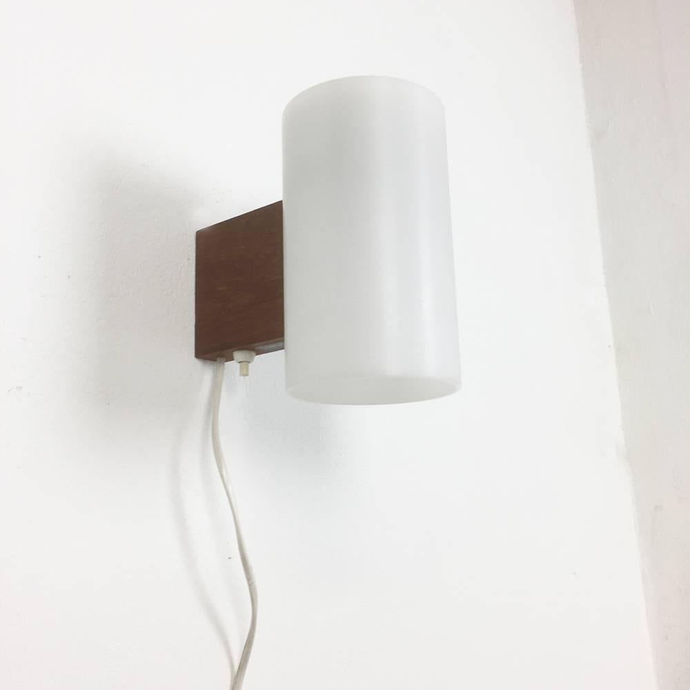 Mid-Century Modern 1960s Wall Light Made by Luxus Vittsjö Sweden Design by Uno & Östen Kristiansson For Sale