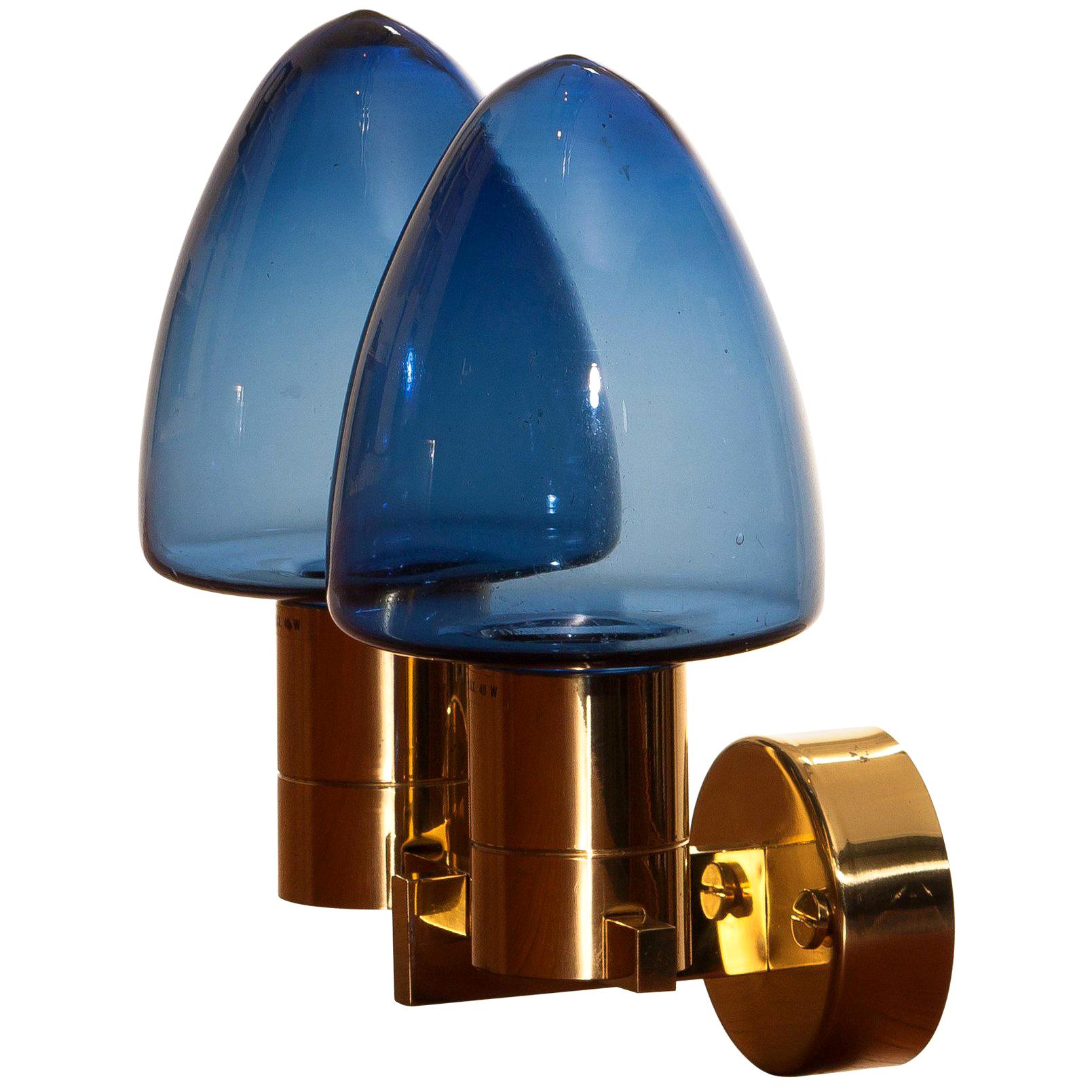 Mid-Century Modern 1960s, Wall Light or Sconce in Brass by Hans-Agne Jakobsson for Markaryd, Sweden