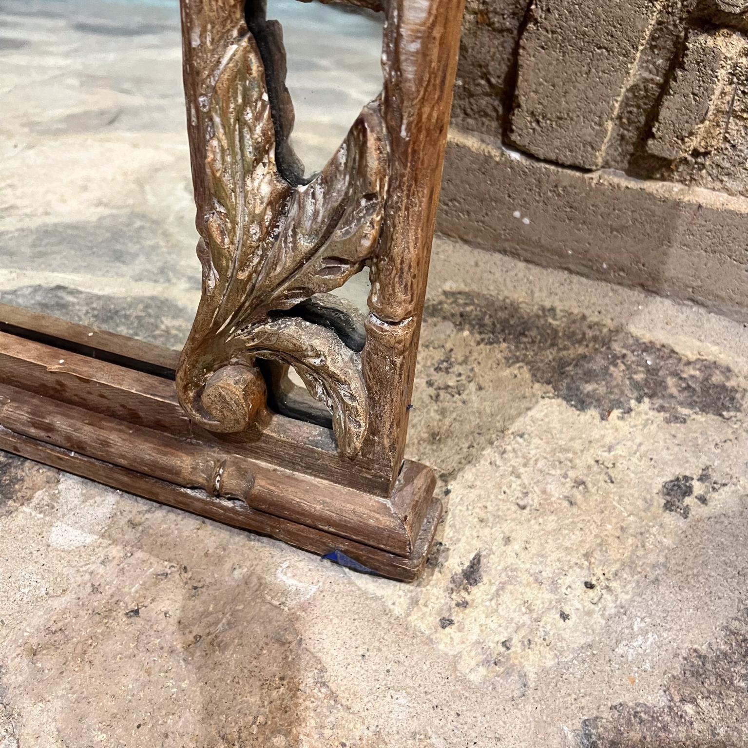 Espejo de pared de los años 60 Tallado a mano en imitación de bambú Estilo de Vivai del Sud en venta 4