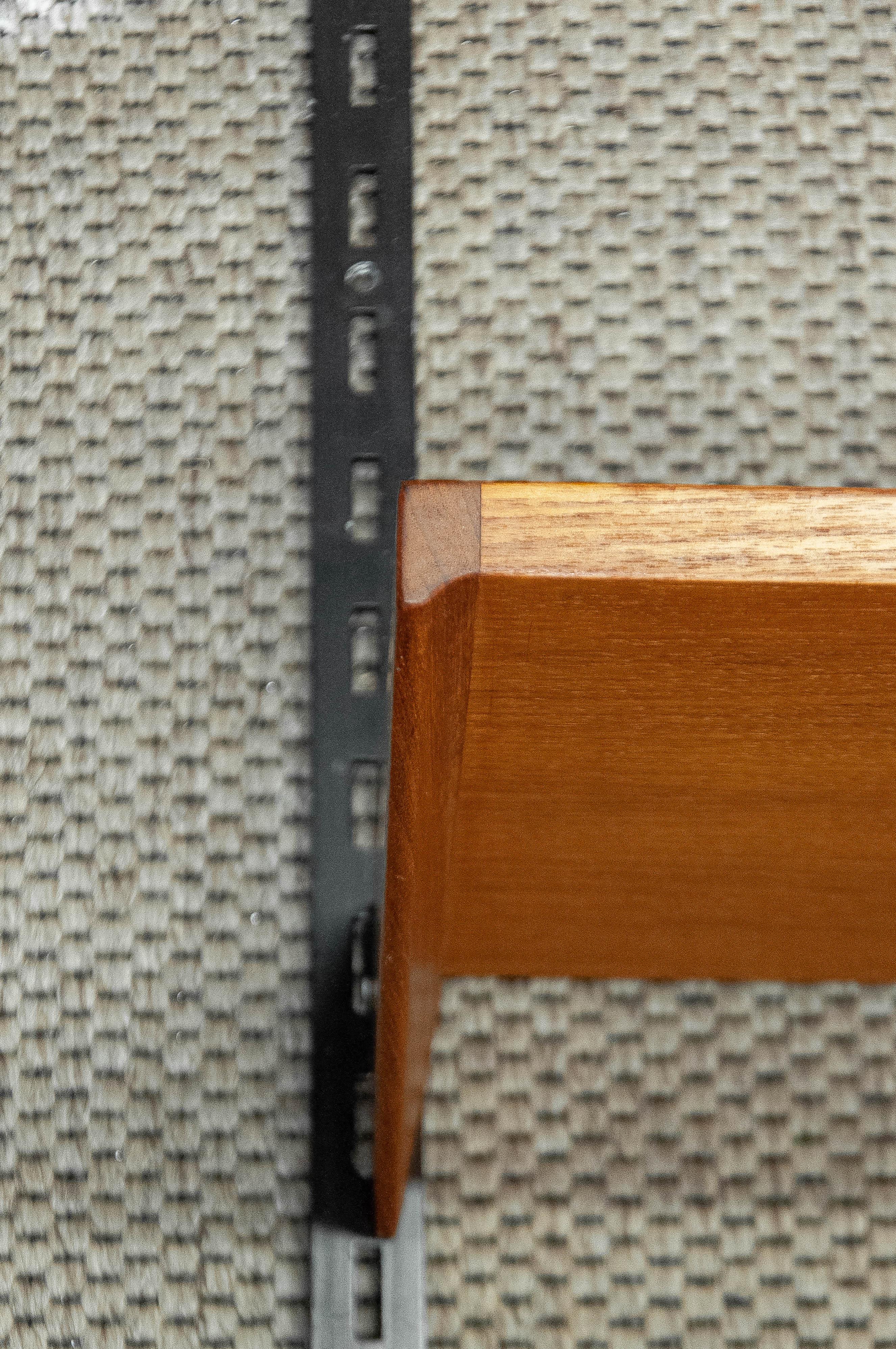 Mid-20th Century 1960s Wall-Mounted Shelving System by Kai Kristiansen for FM Møbler, Denmark