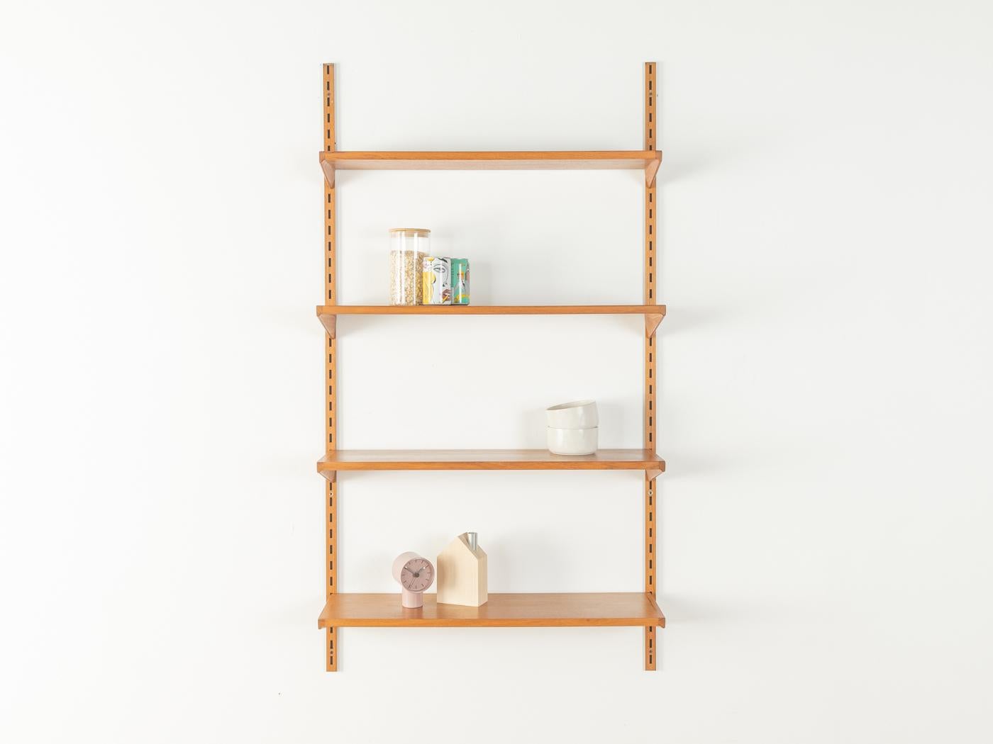 Mid-Century Modern 1960s Wall shelf, Kai Kristiansen, FM Møbler For Sale