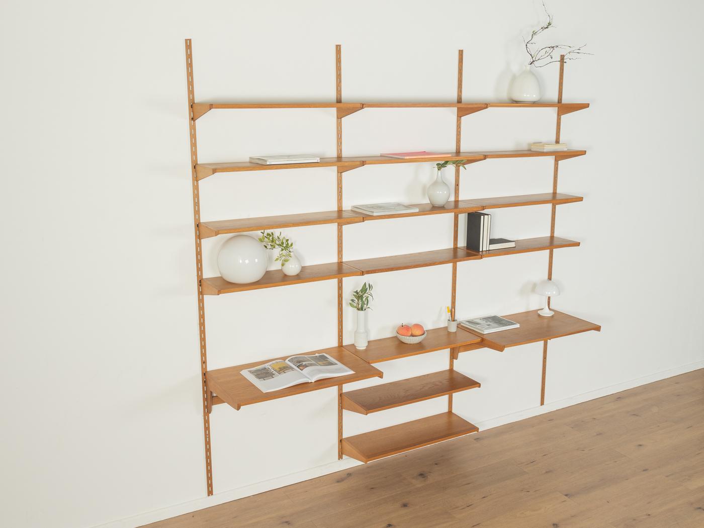 Mid-Century Modern 1960s Wall shelf, Kai Kristiansen, FM Møbler For Sale