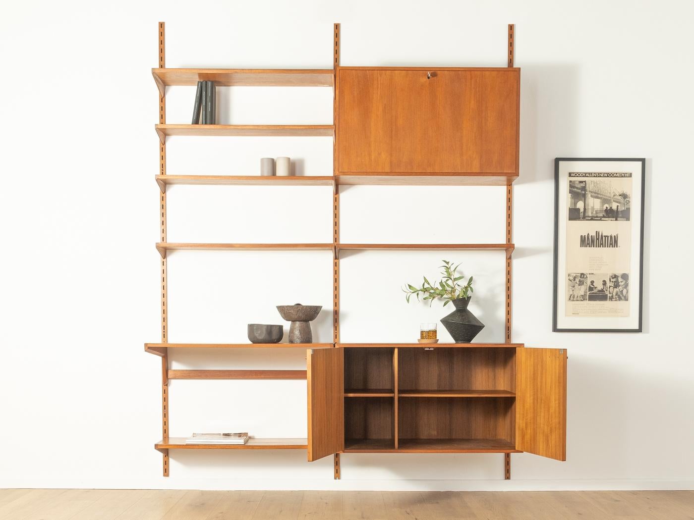 Danish 1960s Wall shelf, Kai Kristiansen, FM Møbler For Sale