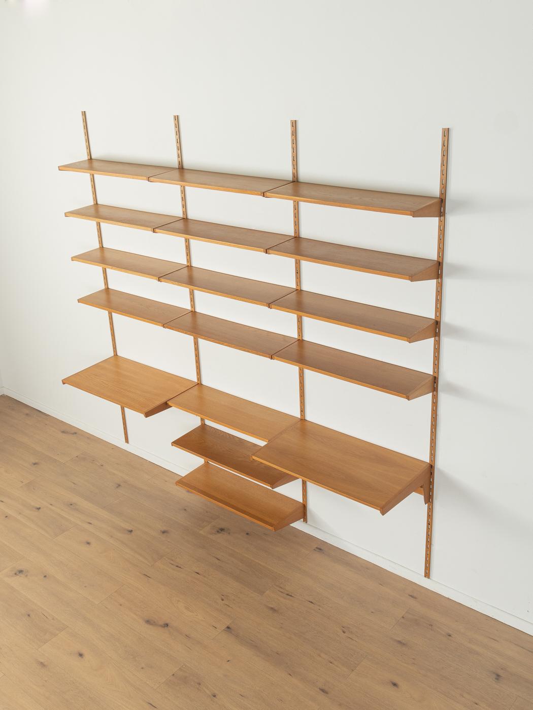 Danish 1960s Wall shelf, Kai Kristiansen, FM Møbler For Sale