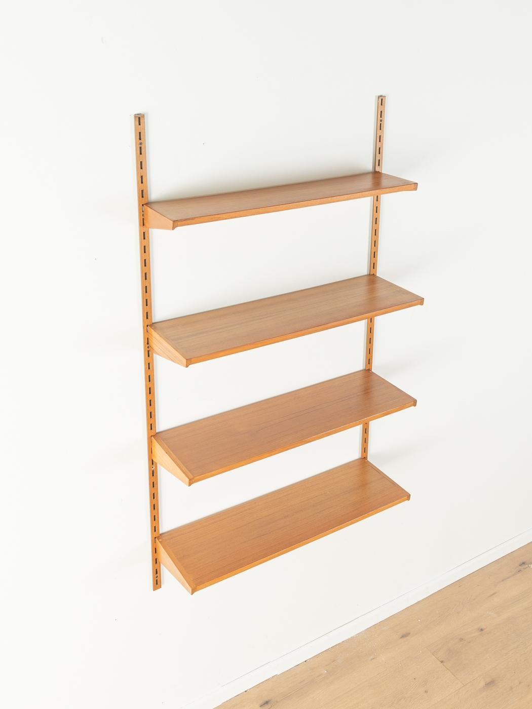 Mid-20th Century 1960s Wall shelf, Kai Kristiansen, FM Møbler For Sale