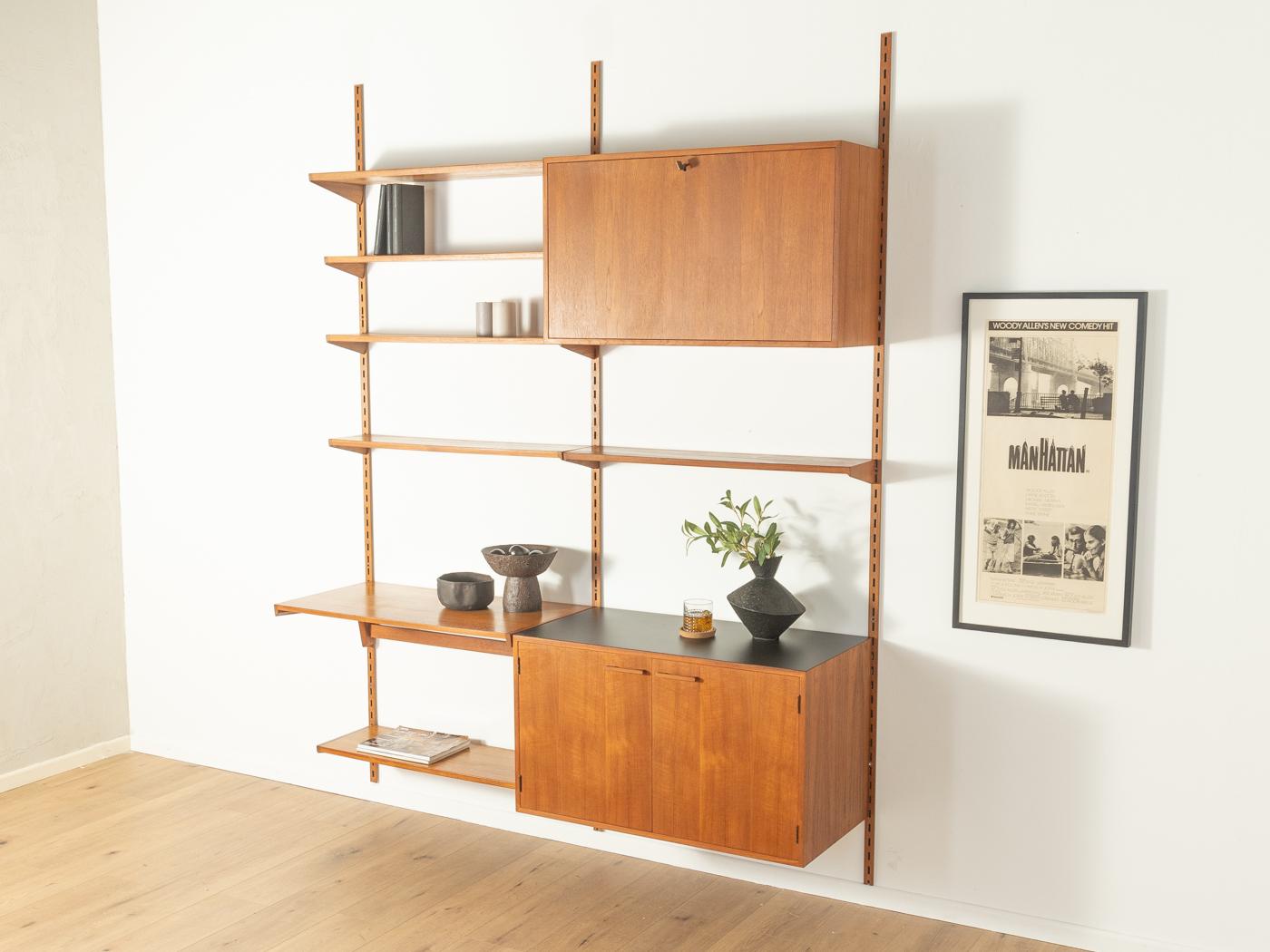 1960s Wall shelf, Kai Kristiansen, FM Møbler In Good Condition For Sale In Neuss, NW