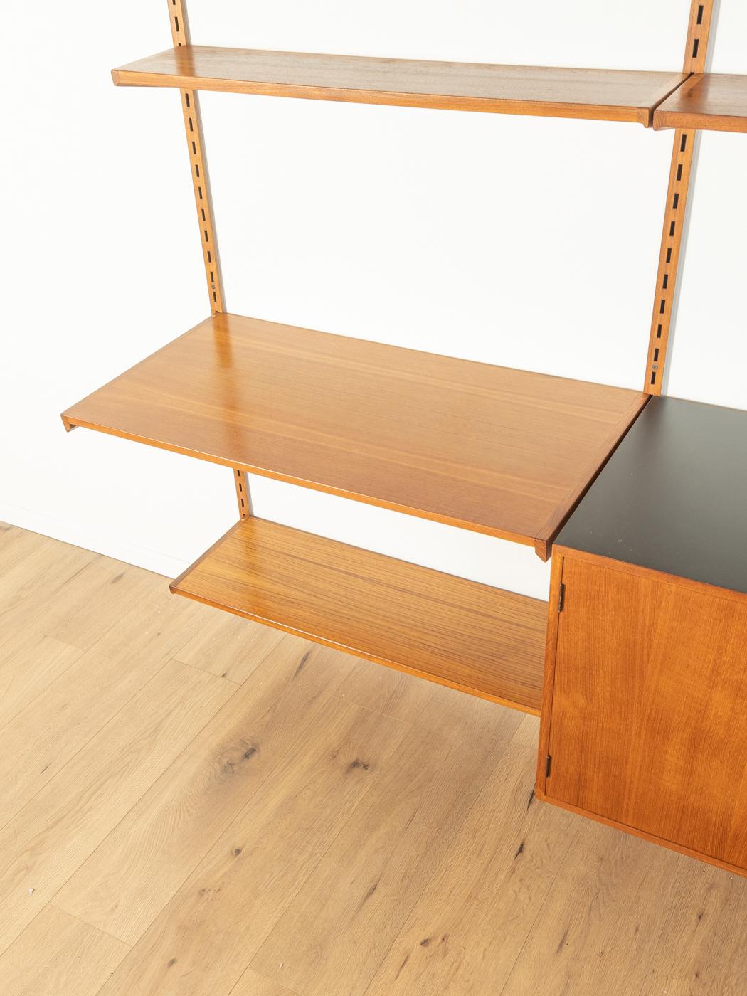 Mid-20th Century 1960s Wall shelf, Kai Kristiansen, FM Møbler For Sale