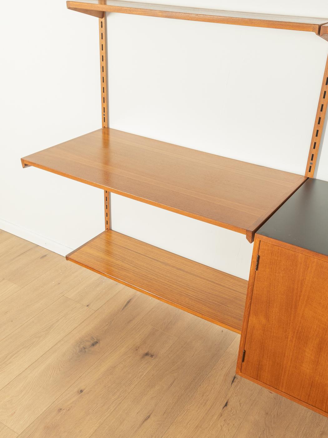 1960s Wall shelf, Kai Kristiansen, FM Møbler For Sale 2