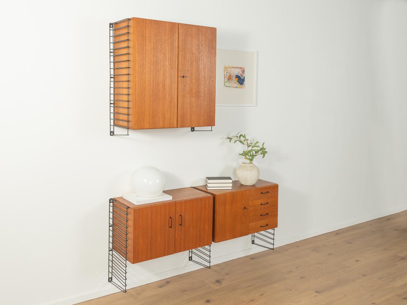 Mid-Century Modern Étagère murale des années 1960, Musterring en vente