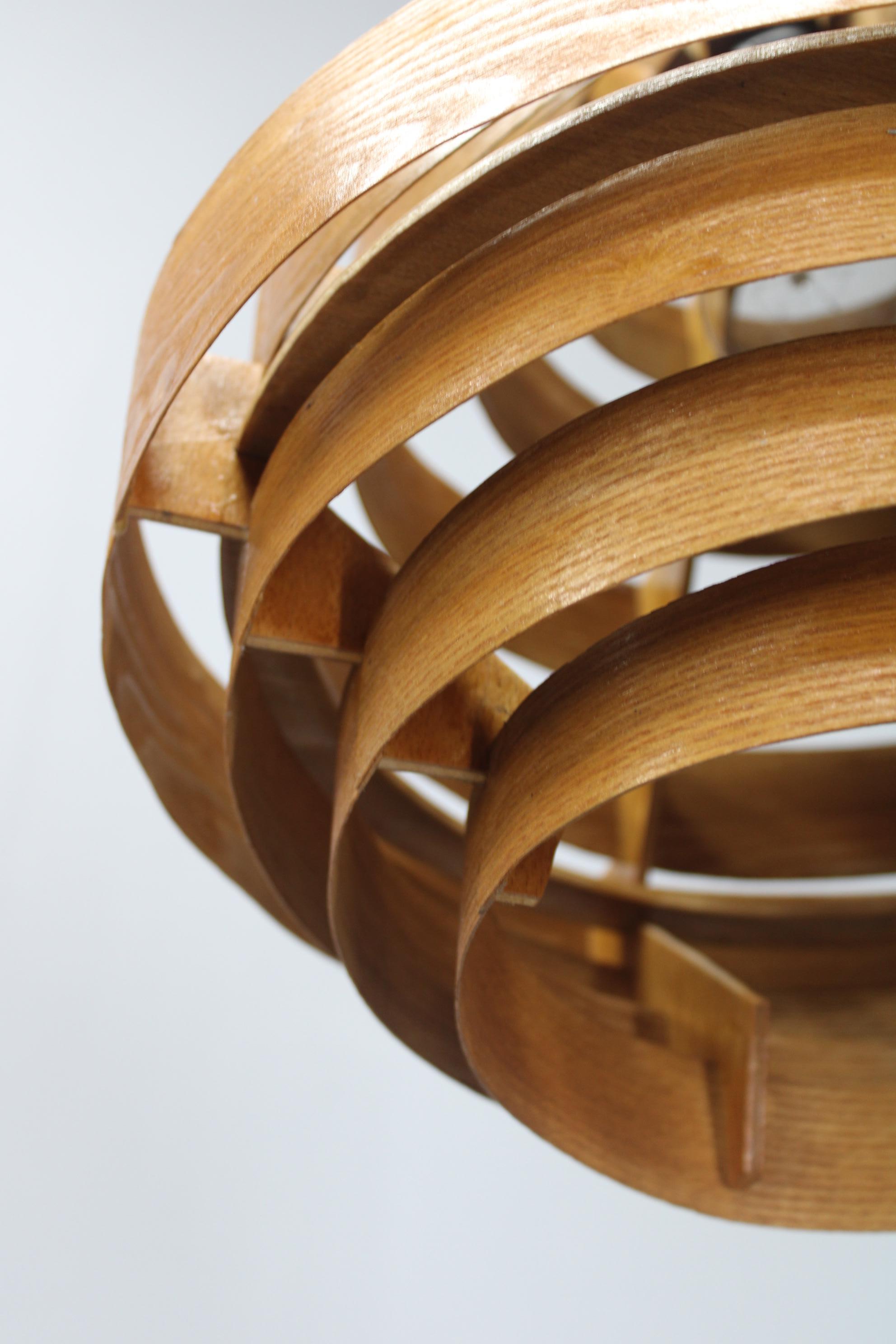 1960s Wall Wooden Lamp by Pokrok Zilina , Czechoslovakia For Sale 5