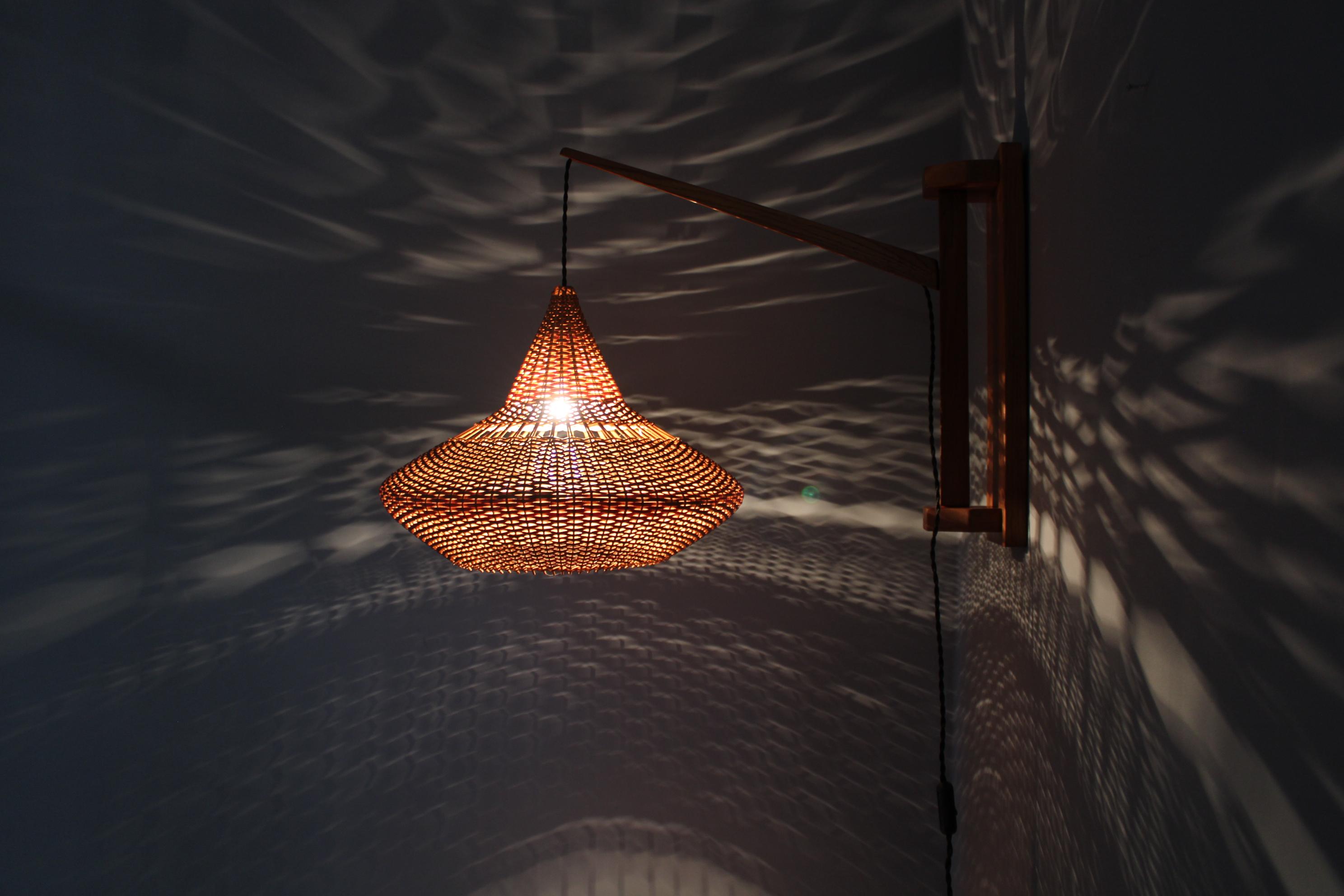 1960s Wall Wooden Lamp by Pokrok Zilina , Czechoslovakia For Sale 6