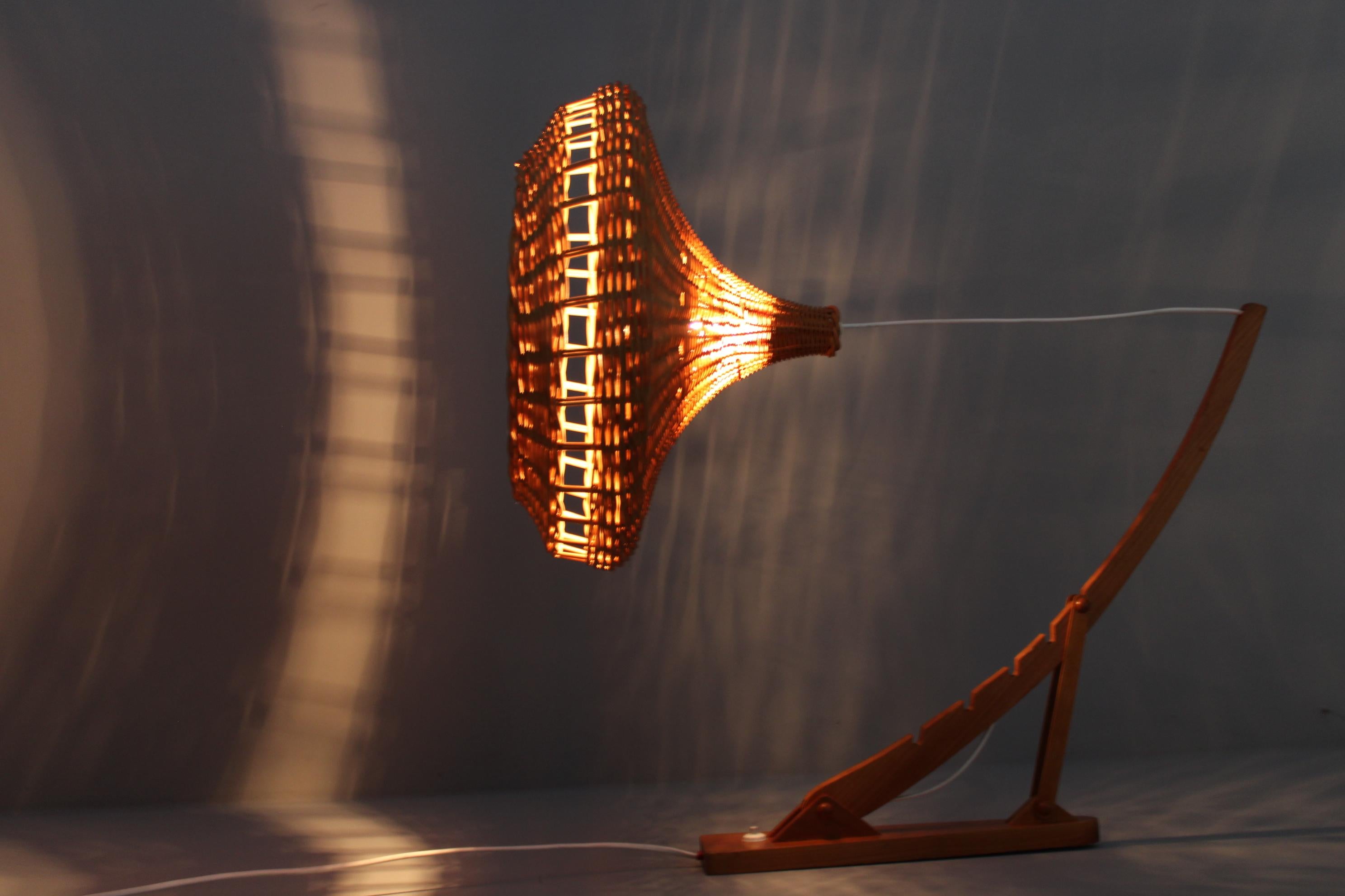 1960s Wall Wooden Lamp by Pokrok Zilina, Czechoslovakia For Sale 9