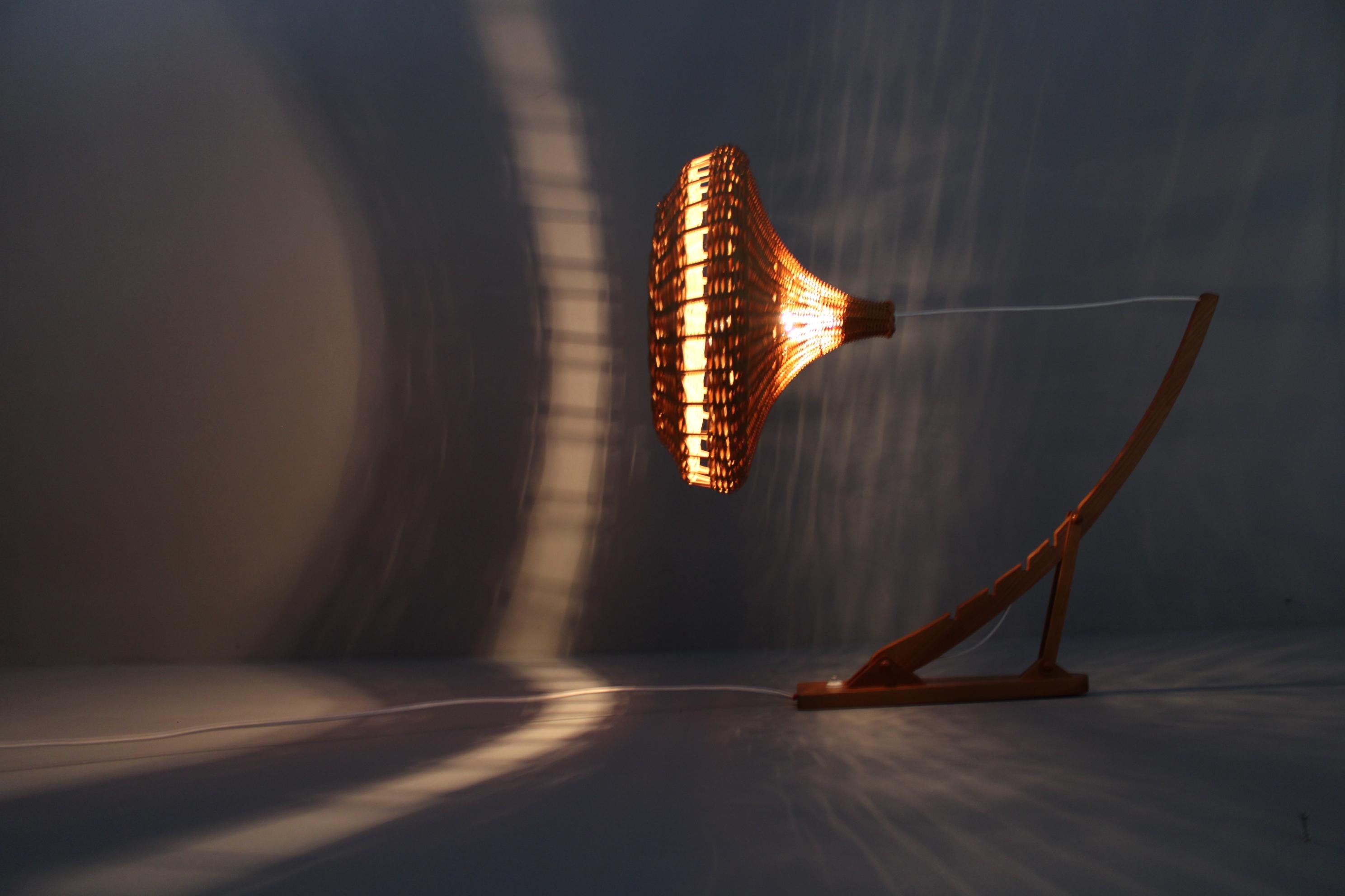 1960s Wall Wooden Lamp by Pokrok Zilina, Czechoslovakia For Sale 10
