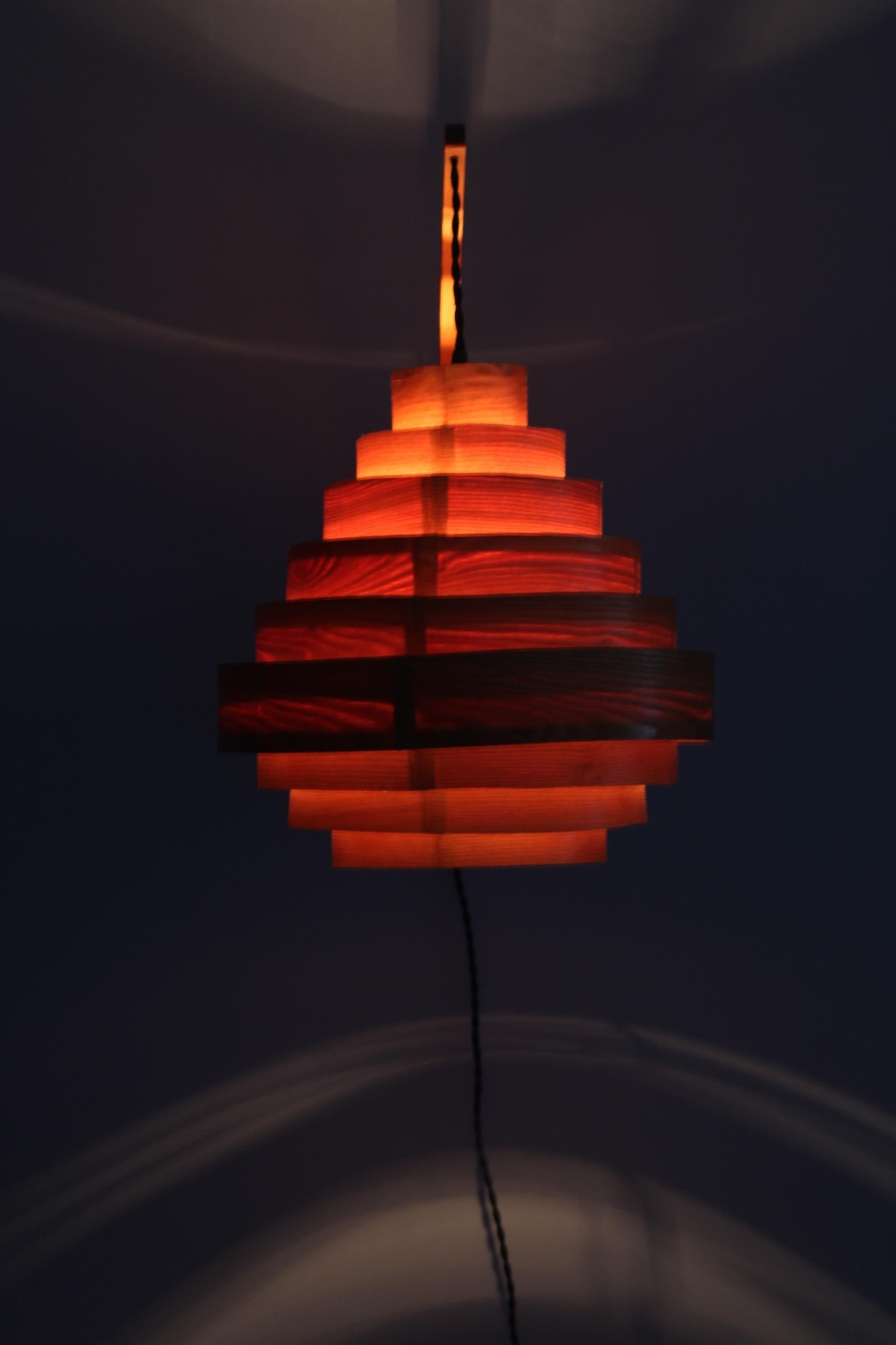 1960s Wall Wooden Lamp by Pokrok Zilina , Czechoslovakia For Sale 11