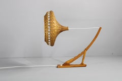 1960s Wall Wooden Lamp by Pokrok Zilina, Czechoslovakia