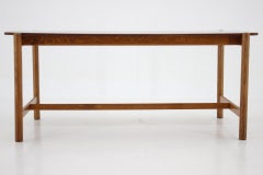 1960s Walnut and Oak Coffee Table by Krasna Jizba, Czechoslovakia