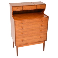Retro 1960's Walnut Chest of Drawers / Dressing Table by Alfred Cox