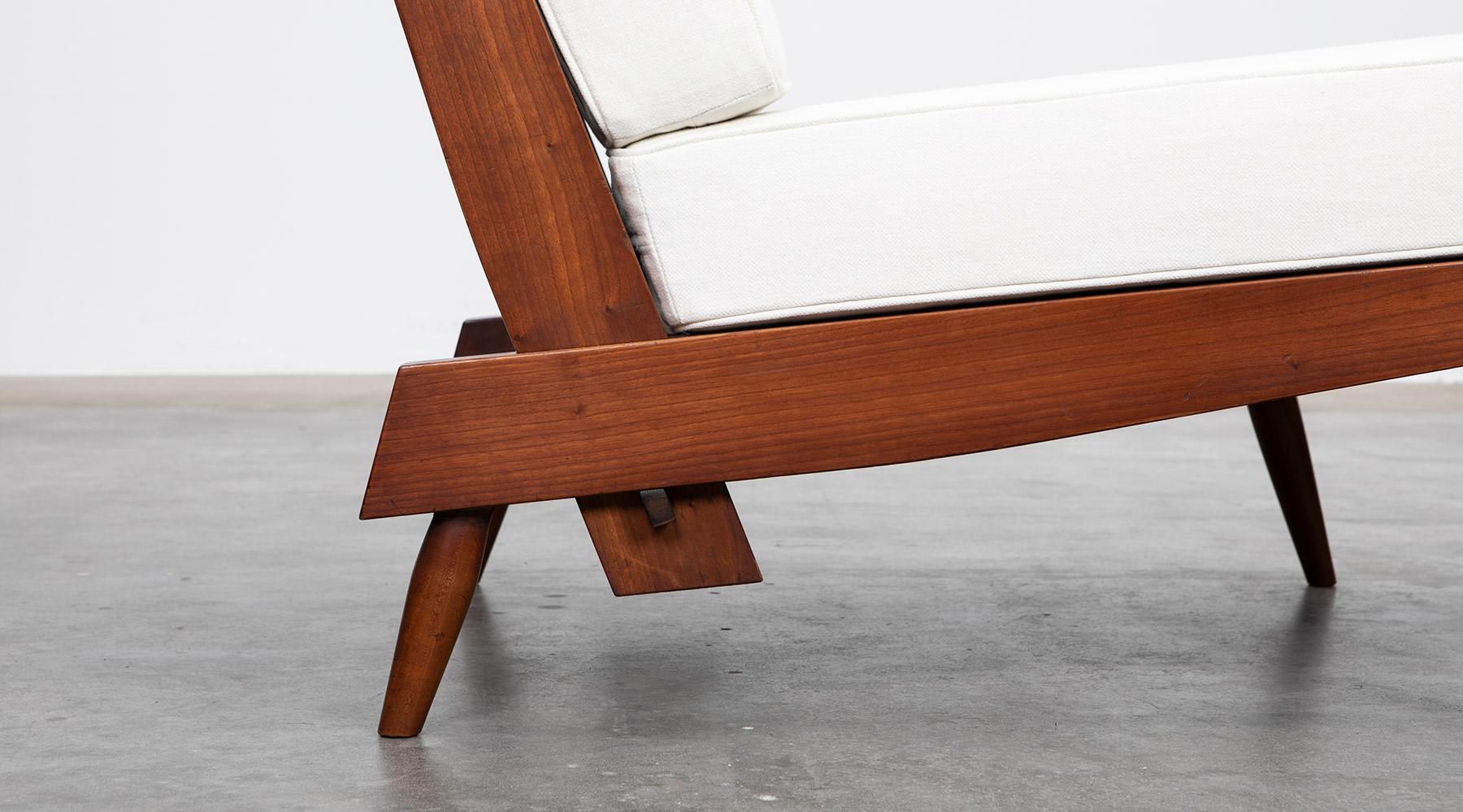 1960s Walnut Lounge Chairs by George Nakashima For Sale 8