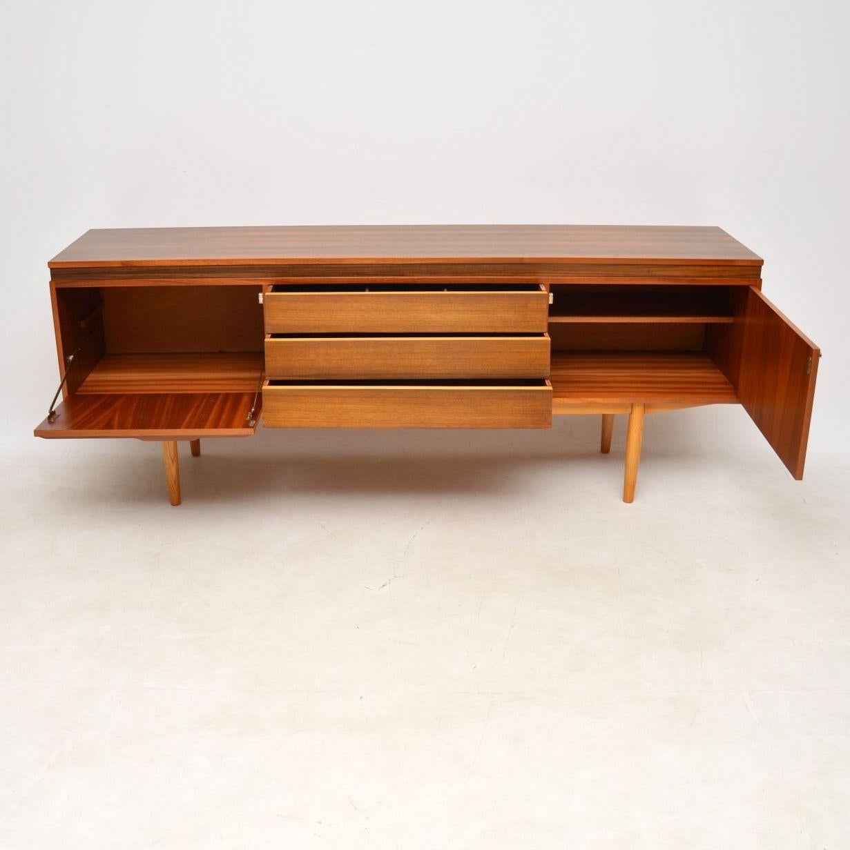 Mid-Century Modern 1960s Walnut Sideboard by Morris of Glasgow