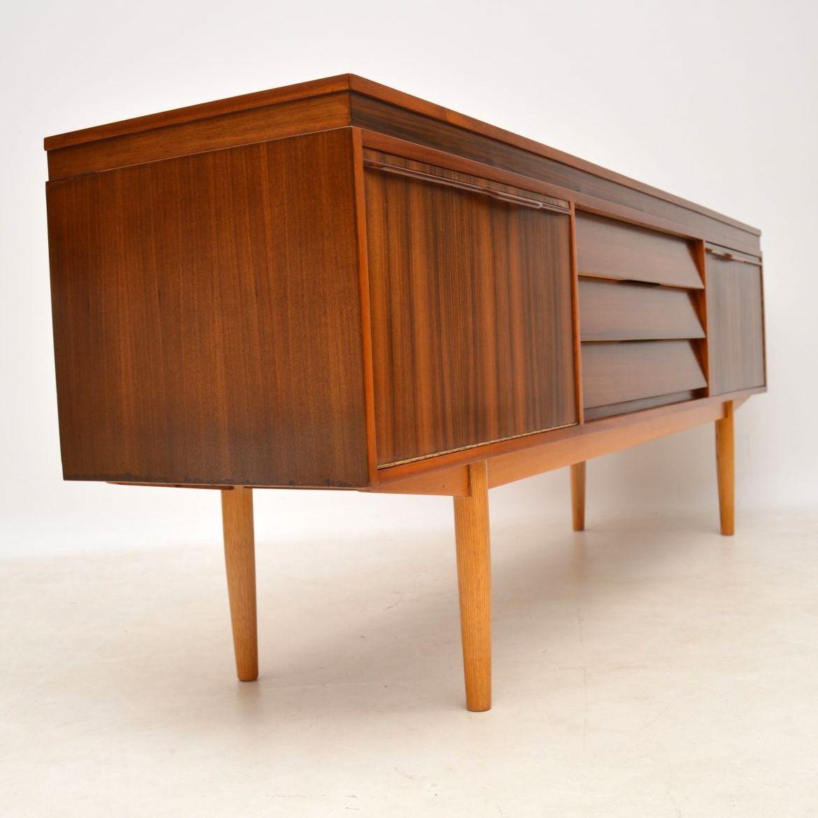 English 1960s Walnut Sideboard by Morris of Glasgow