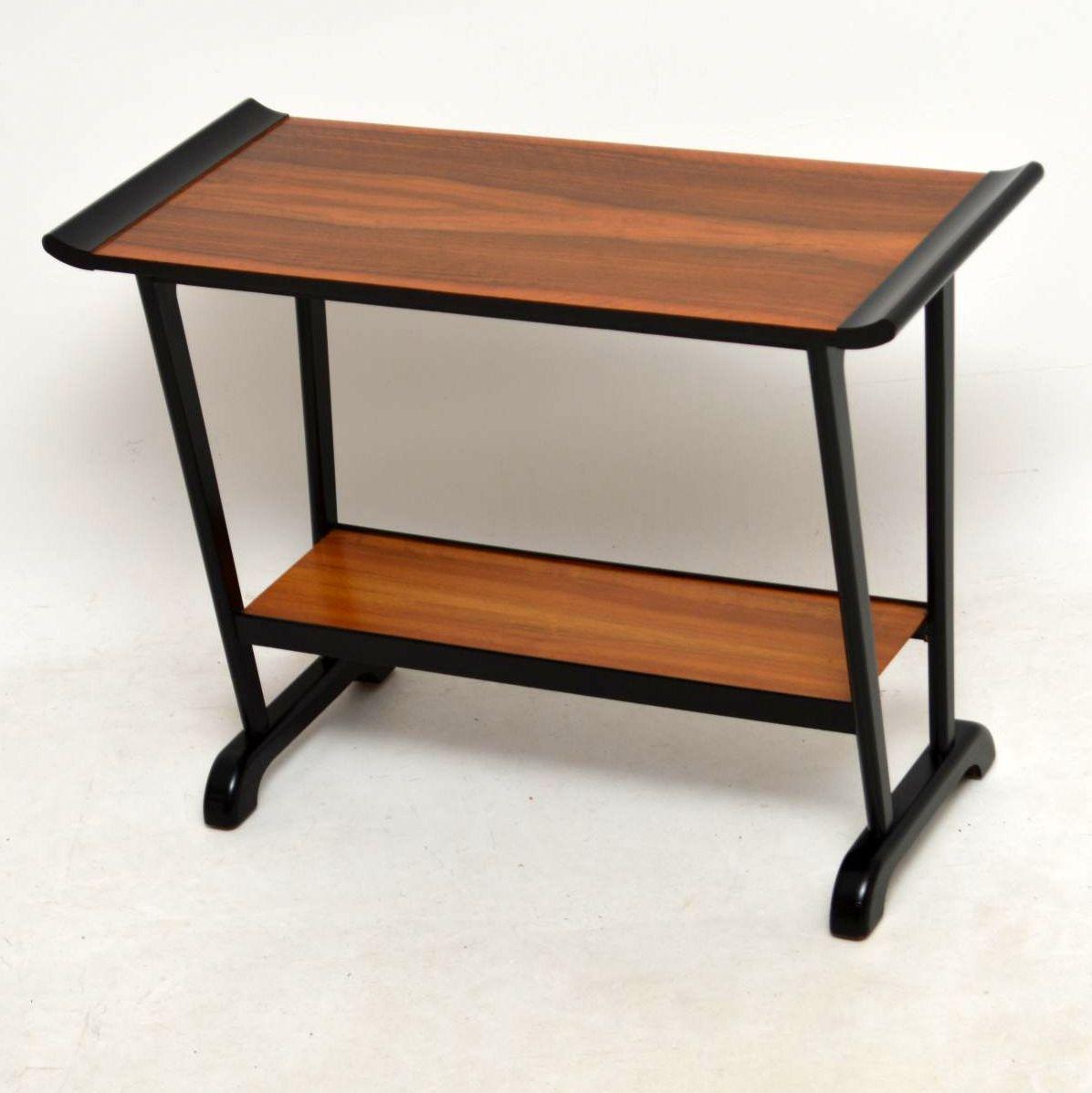 1960's Walnut Vintage Side Table 3