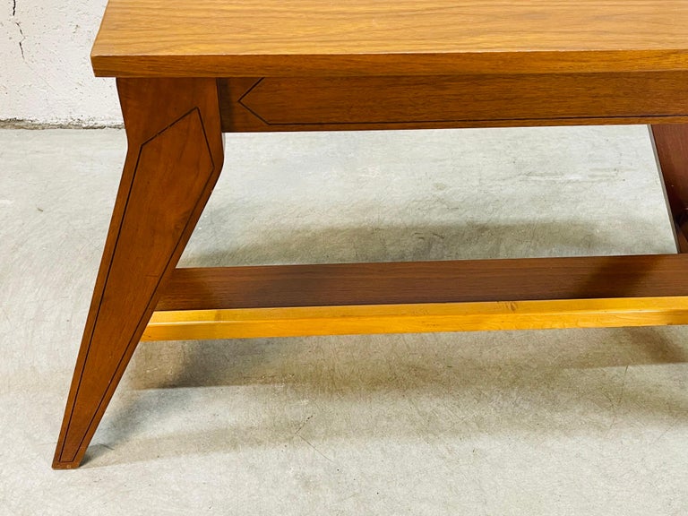 1960s Walnut Wood Piano Bench For Sale at 1stDibs