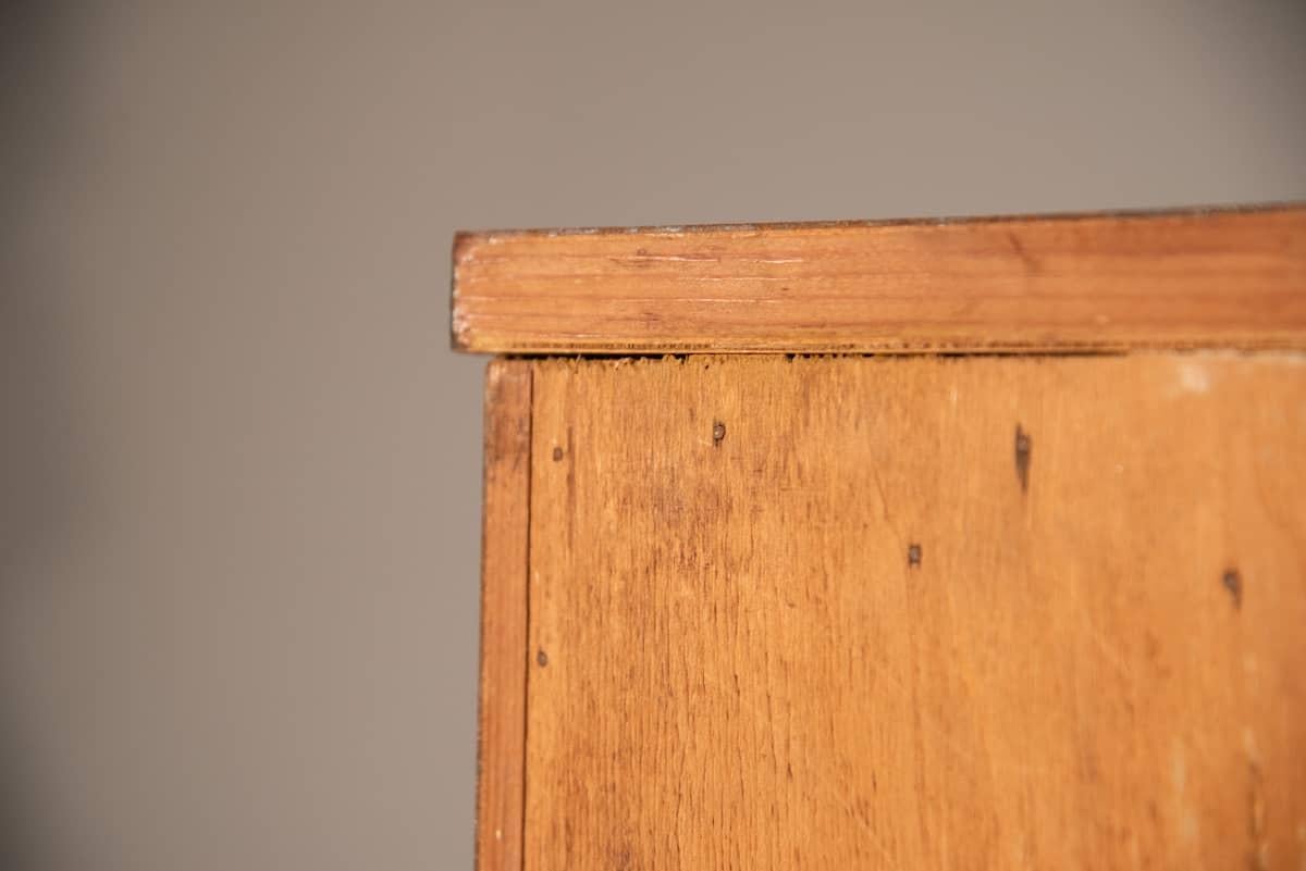 1960er Jahre Nussbaum Wood Shoe Cabinet im Angebot 3