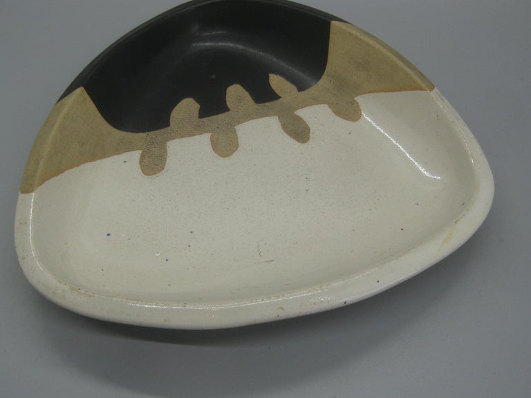 1960s Walter Dexter Studio Pottery Modernist Abstract Bowl Ceramic Arts