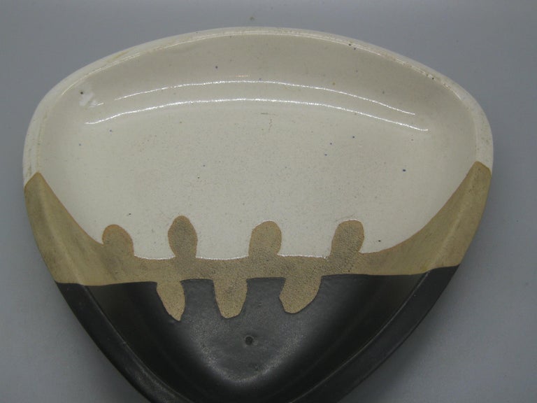 1960s Walter Dexter Studio Pottery Modernist Abstract Bowl Ceramic Arts