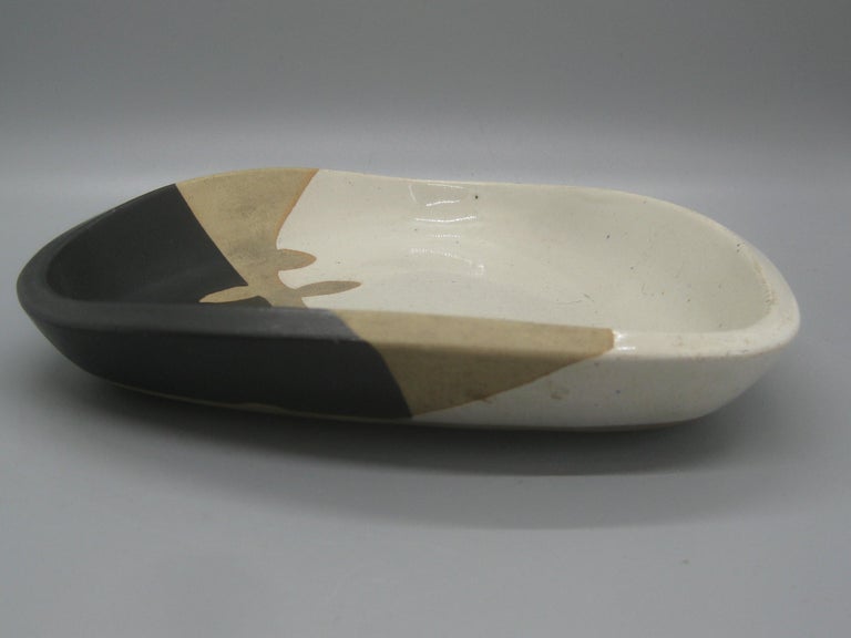 1960s Walter Dexter Studio Pottery Modernist Abstract Bowl Ceramic Arts