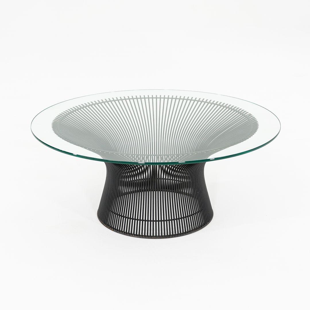 Acier 1960s Warren Platner for Knoll Table basse ronde 36