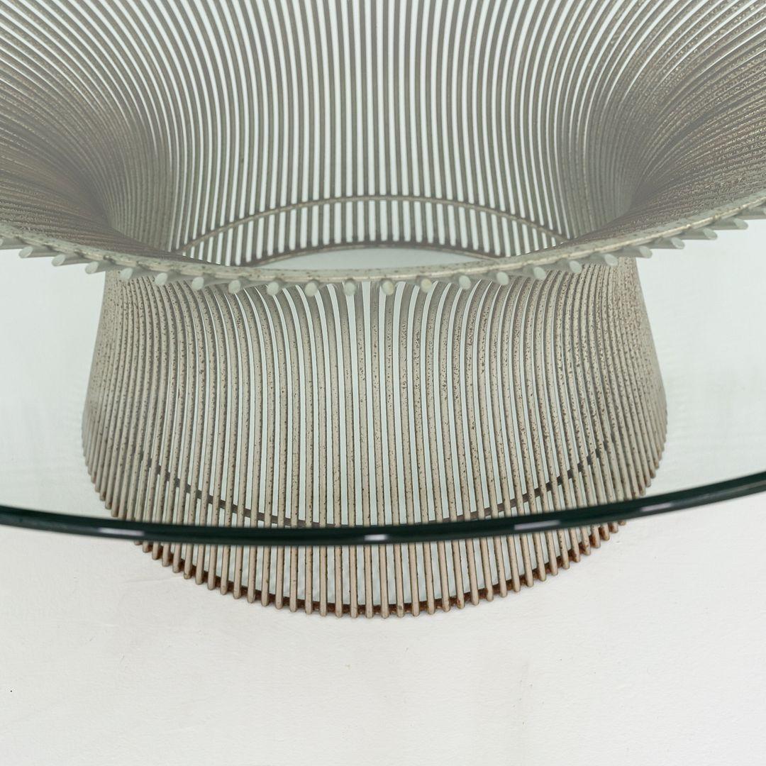 1960s Warren Platner for Knoll Table basse ronde de 36