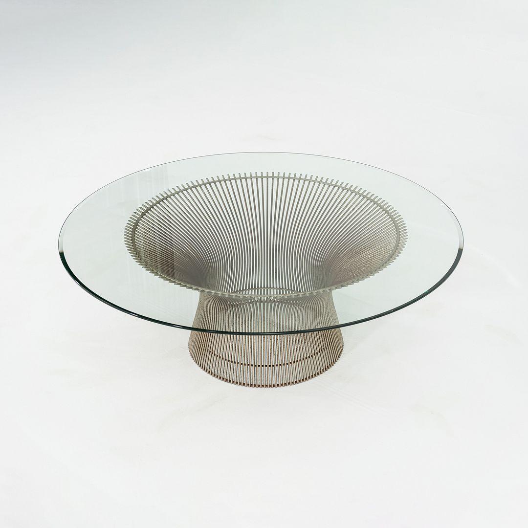 1960s Warren Platner for Knoll Table basse ronde de 36