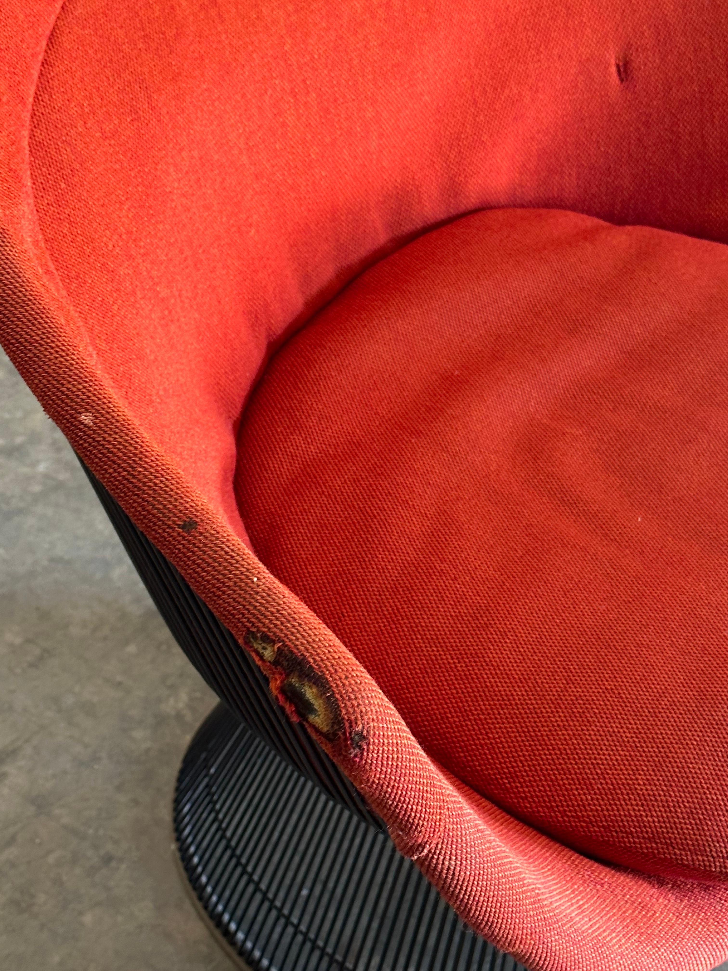 1960s Warren Platner for Knoll Bronze Lounge Chair For Sale 2