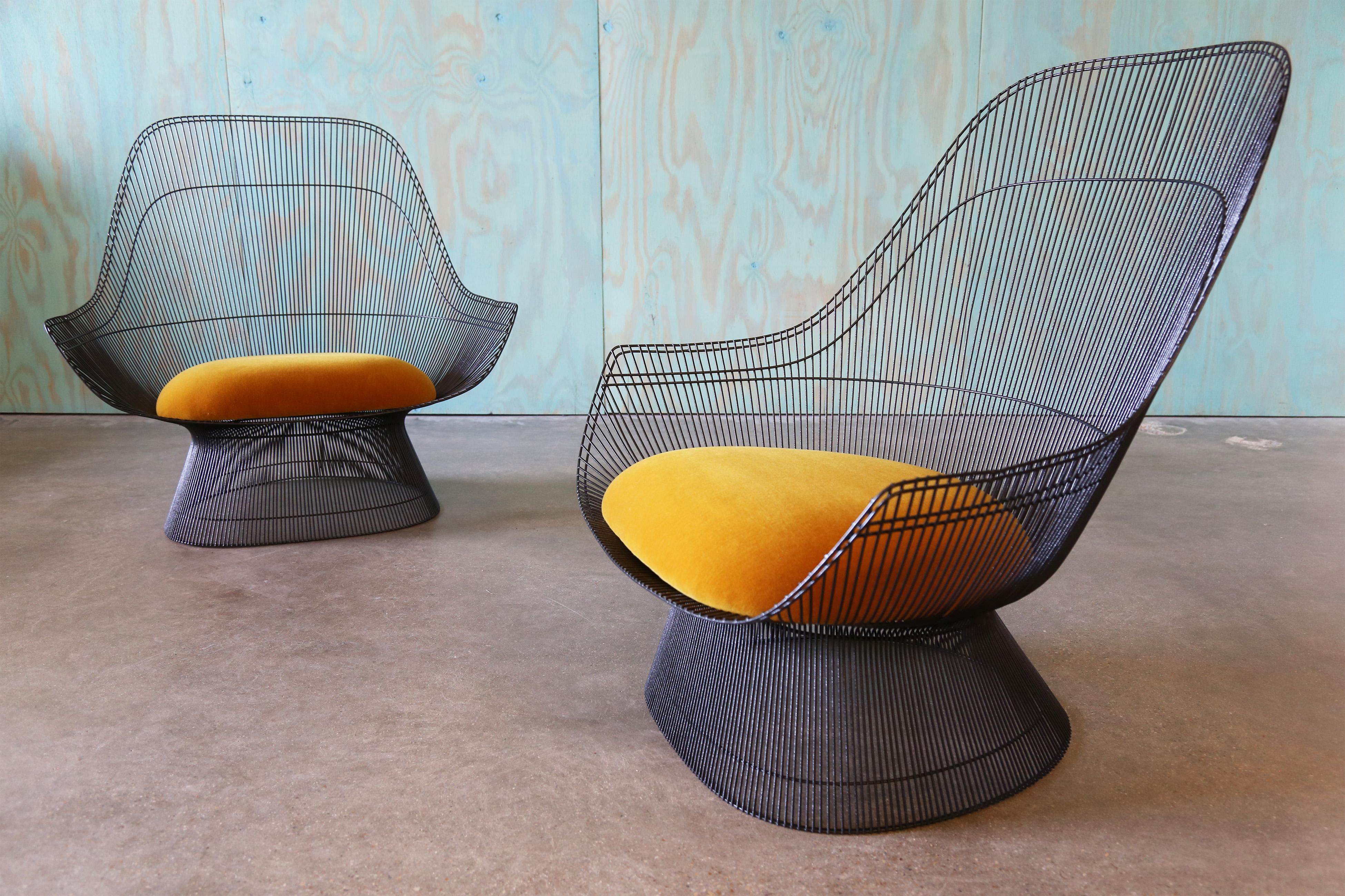 1960s Warren Platner for Knoll Easy Chairs - A Pair Estadounidense en venta