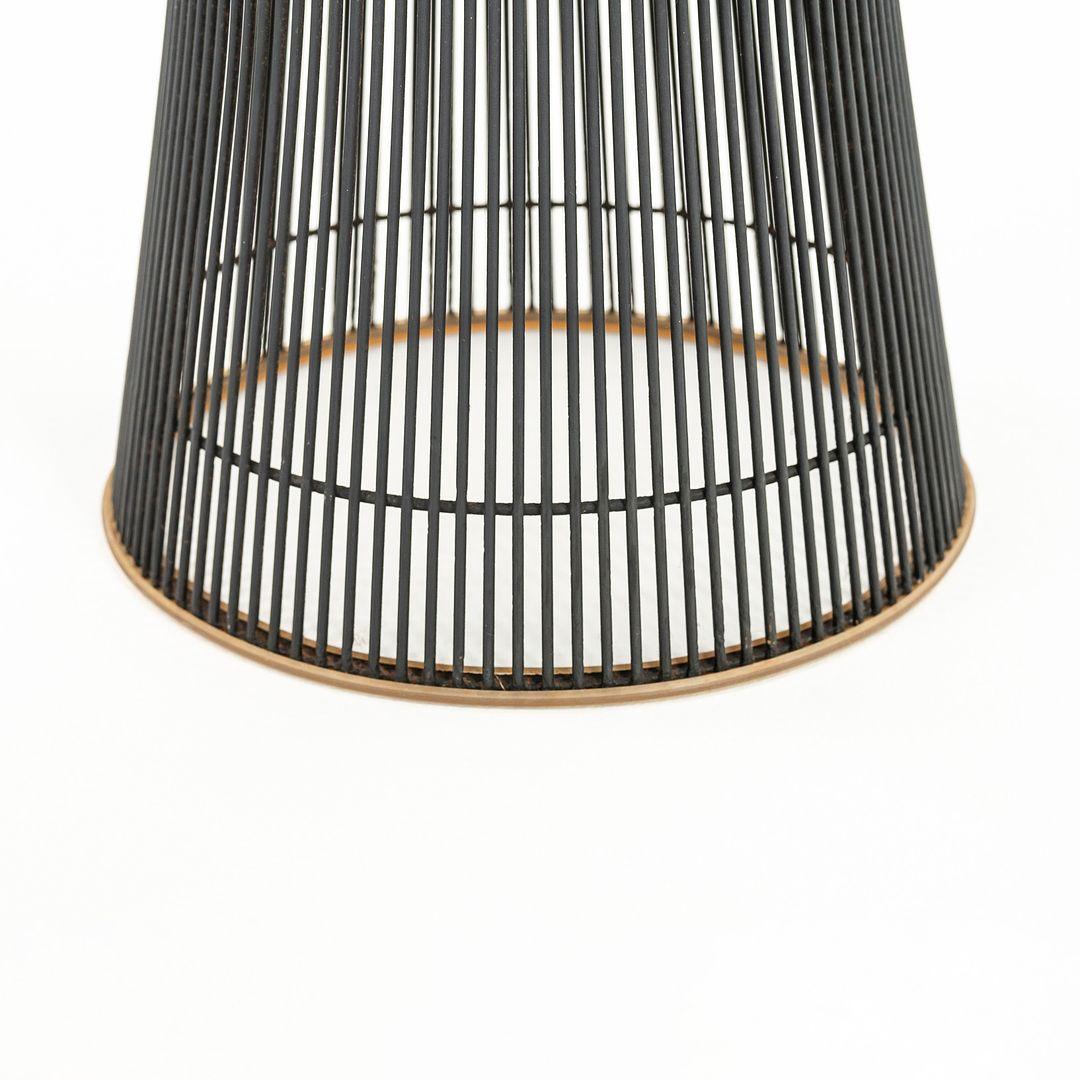 Américain Table d'appoint Warren Platner pour Knoll des années 1960 en acier bronzé et verre en vente
