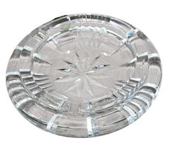 1960's Waterford Crystal 5" Diamond Cut Ashtray made in Ireland