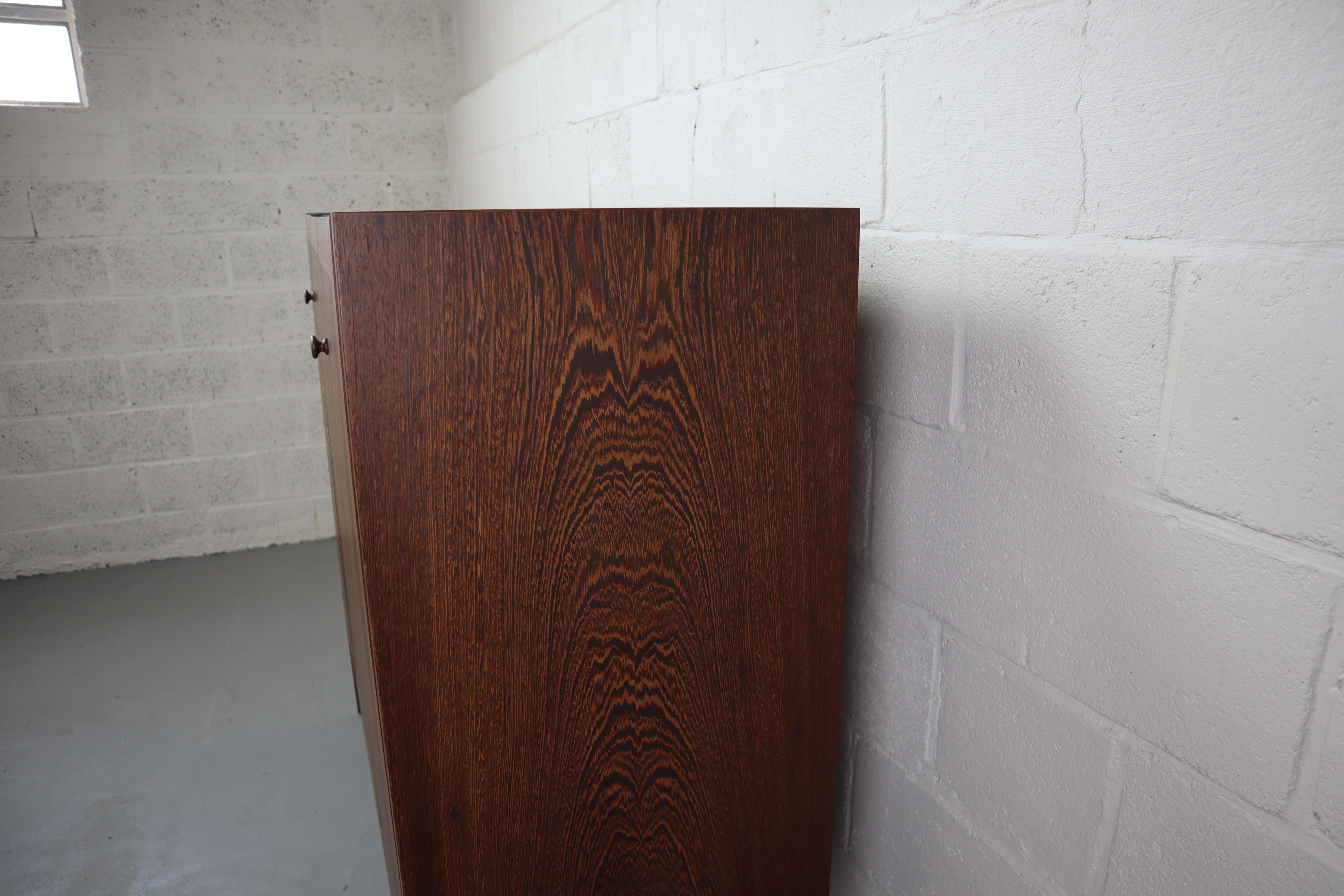 Mid-20th Century 1960s Wengé Sideboard/ Bar Cabinet