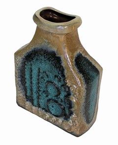 1960s West German Carstens Tonnieshof Moon Crater Pottery Vases